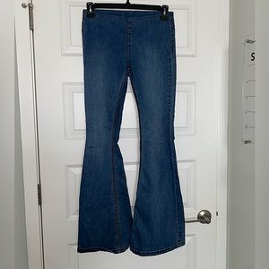 Free People Flare Leg Denim